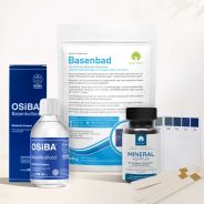 Säure-Basen Entsäuerung: Osiba, Mineralien mit Basenbad