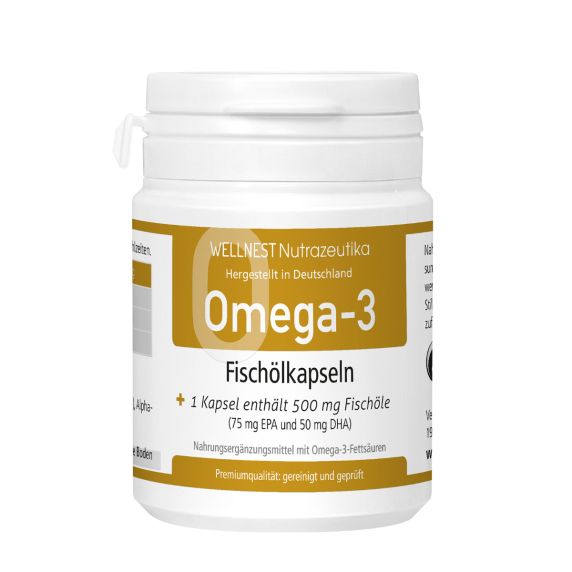 Omega-3 Fischöle 500 mg (180 Kapseln)