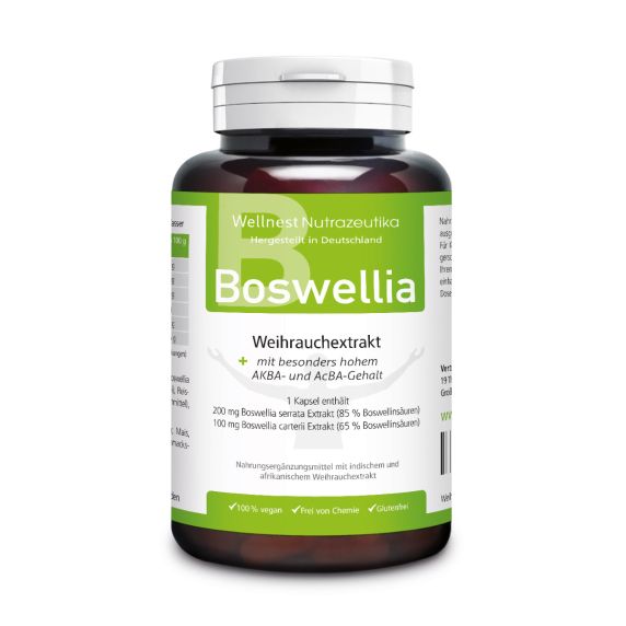 180 vegane Kapseln Weihrauchextrakt 300 mg (Boswellia serrata/carterii)