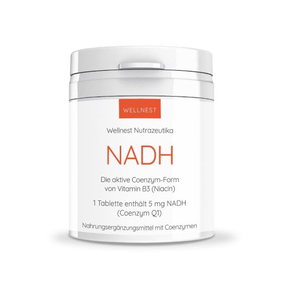 60 vegane Tabletten NADH 5 mg (Coenzym Q1)