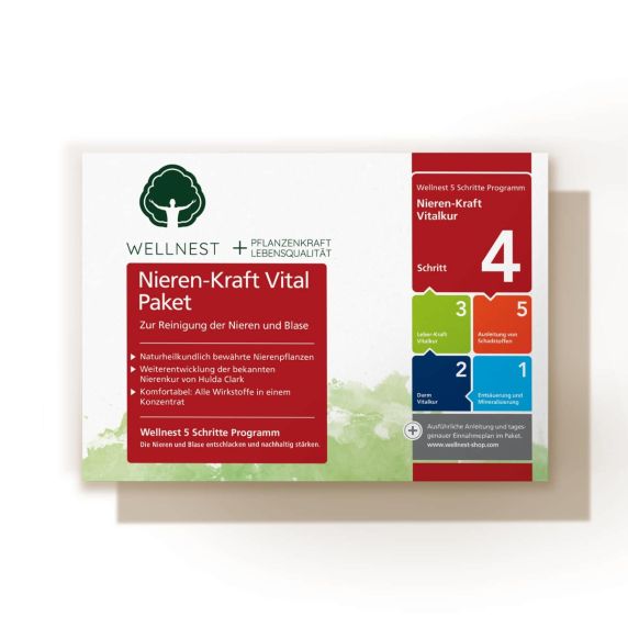 Wellnest Nieren-Kraft Vitalkur Paket (30 Tage)