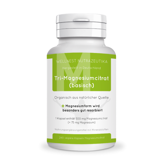 Tri-Magnesiumcitrat 500 mg 240 Kapseln