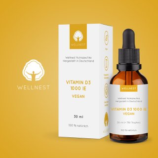 Vitamin D3 1000 IE vegan (30 ml)