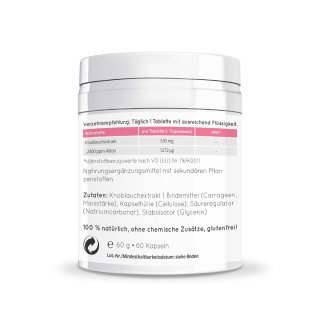 Knoblauchextrakt 530 mg (Mazerat) – Zutaten und Nährstoffwerte